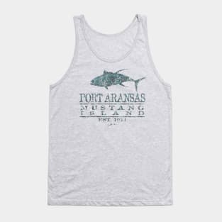 Port Aransas, Mustang Island, TX, Yellowfin Tuna Tank Top